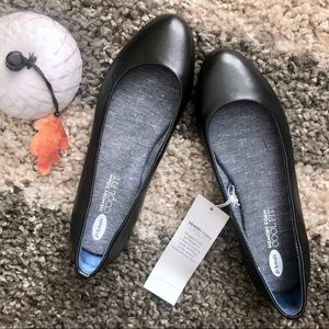NWT Dr. Scholl’s Memory Foam Cool Fit Black Flats